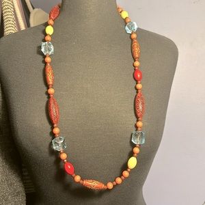 Multicolor beaded necklace